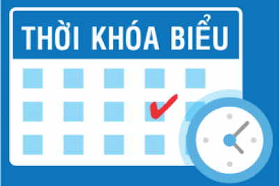 THỜI KHÓA BIỂU HỌC ONLINE (Từ tuần 1 đến tuần 4)