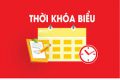 THỜI KHÓA BIỂU MỚI (Áp dụng từ tuần II ngày 20/09/2021)