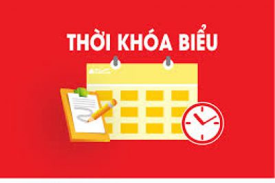 THỜI KHÓA BIỂU MỚI (Áp dụng từ tuần II ngày 20/09/2021)