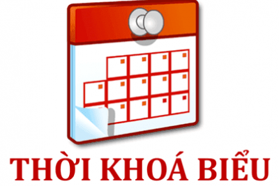 THỜI KHÓA BIỂU MỚI (Áp dụng từ tuần 5 ngày 11/10/2021)